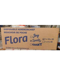 Flora Disposable handkerchief - Bulk