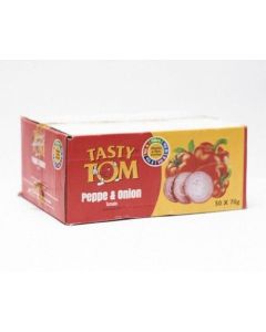 Tasty Tom Pepper and Onion 70g x 50