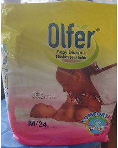 Olfer Baby Diaper M/24